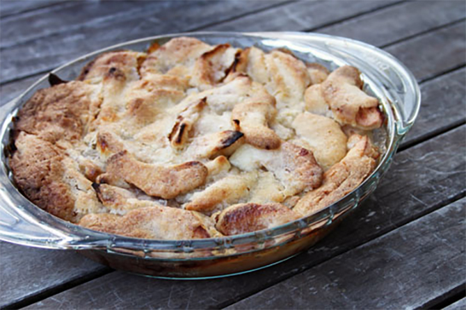 Tarte aux pommes sans pâte