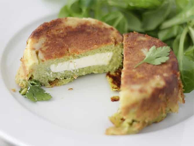 Moelleux de courgettes et Kiri