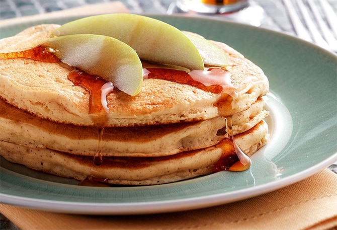 Recette des pancakes aux pommes