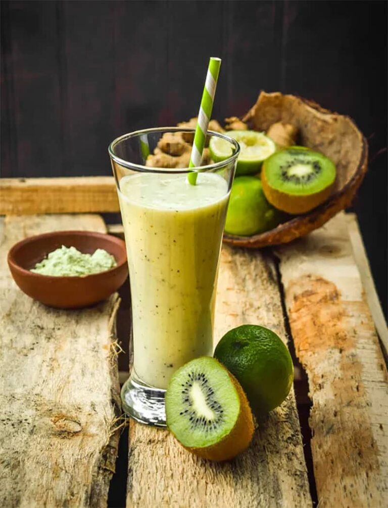 Smoothie au kiwi et gingembre