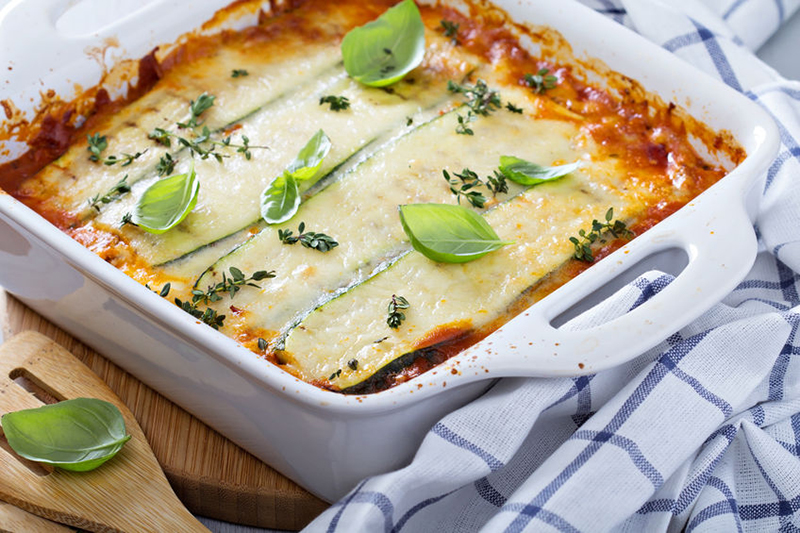 lasagnes de courgettes à la bolognaise