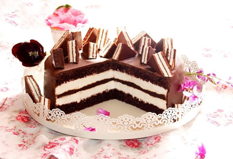 Gâteau kinder délice et Pingui