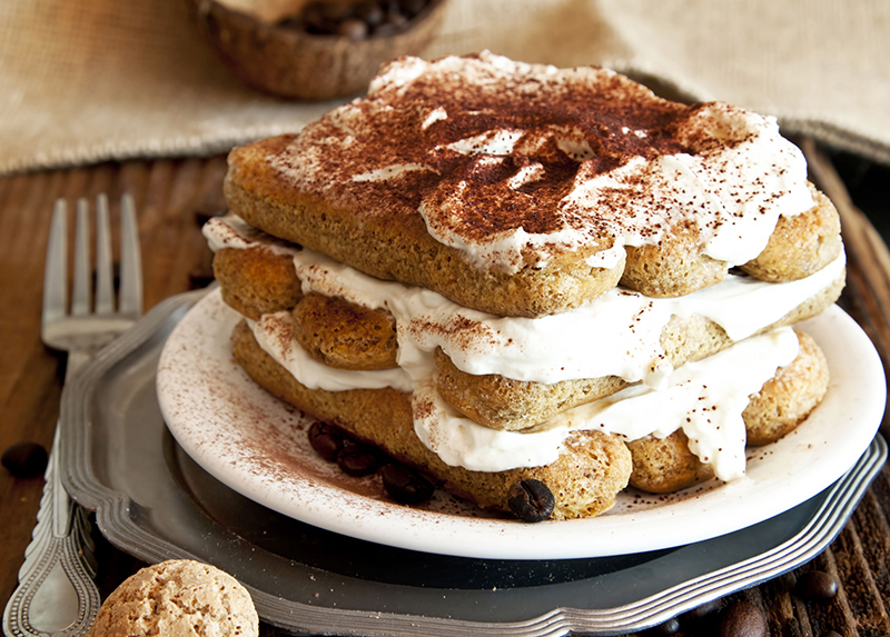 Tiramisu léger au fromage blanc
