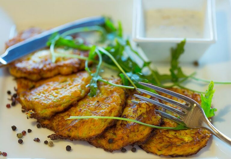 Galettes de légumes cuites au four
