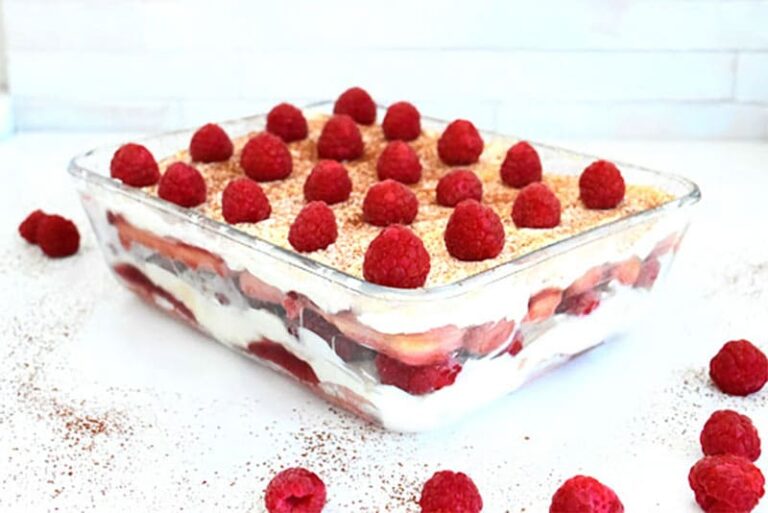 Tiramisu framboise