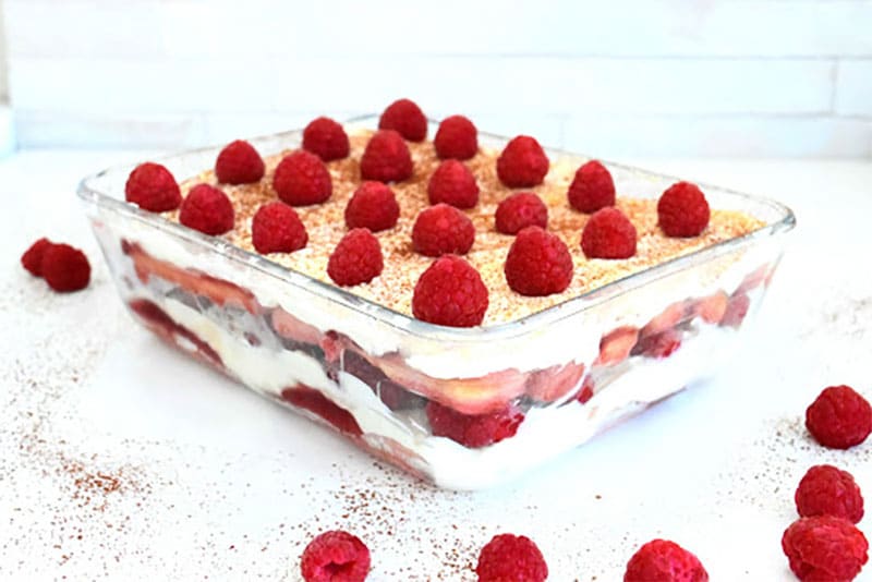 Tiramisu framboise