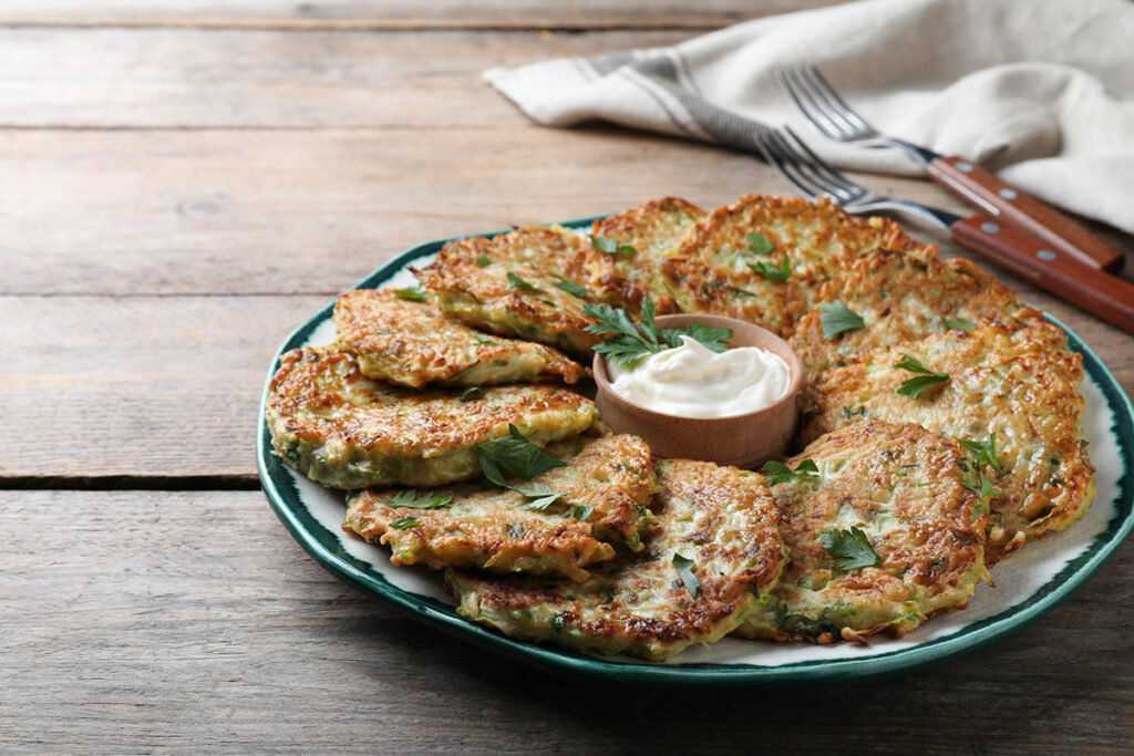 Röstis de courgettes et parmesan : Parfaits pour le régime !