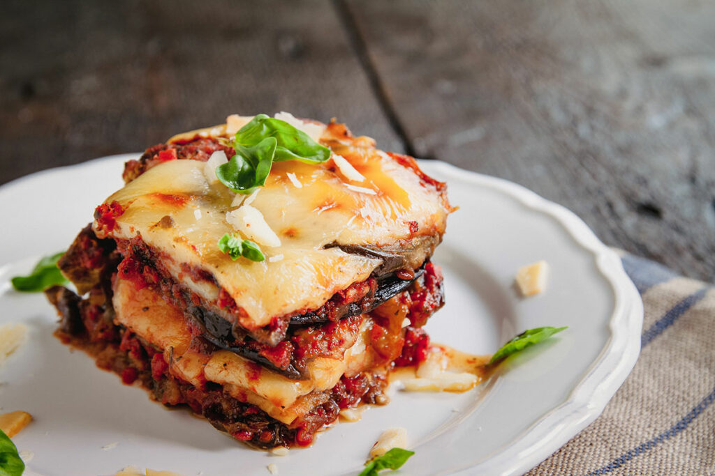 Aubergines à la Parmigiana