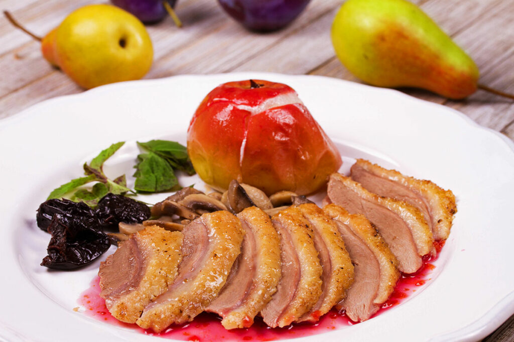 magret de canard aux morilles