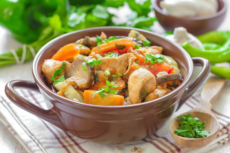 Blanquette de poulet aux légumes