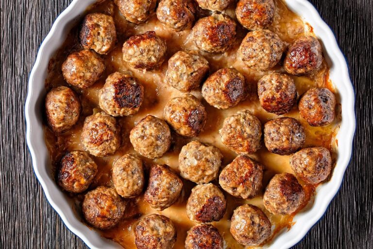 Boulettes de viande au four