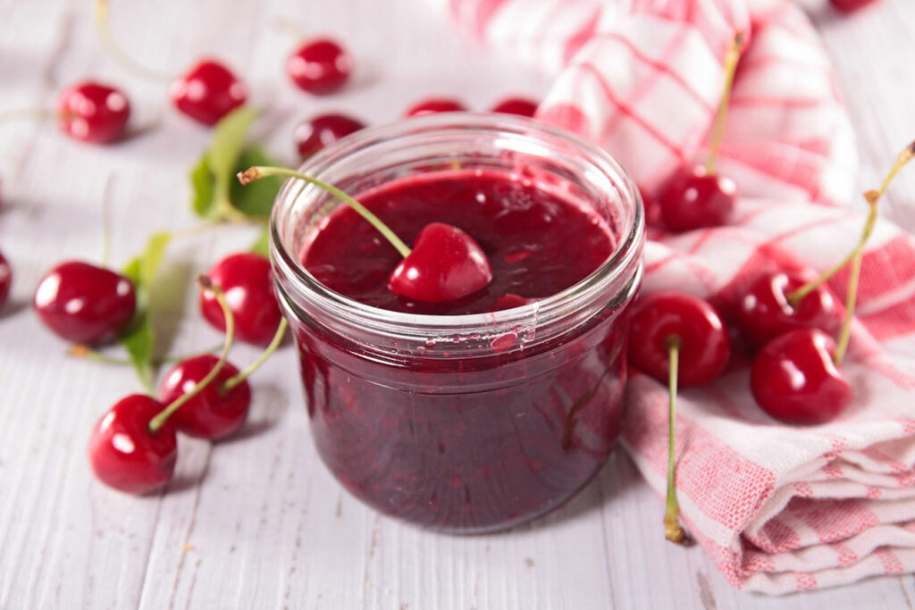 La recette de la confiture de cerises au Thermomix