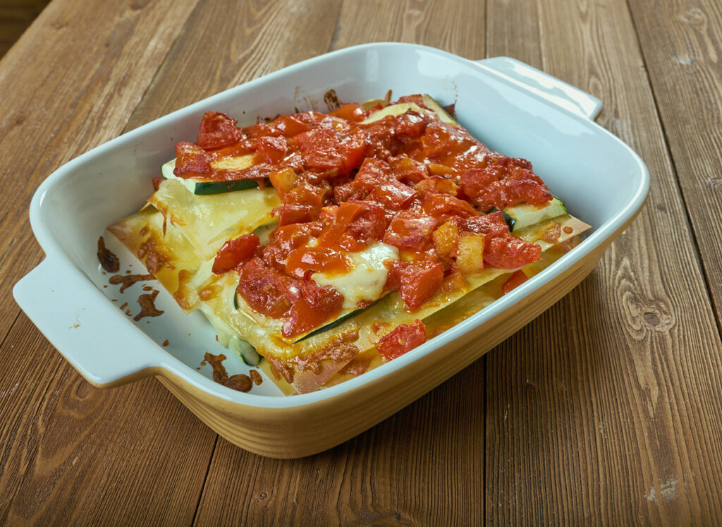 Les lasagnes de courgettes