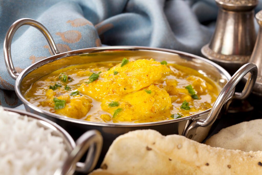 curry de cabillaud au lait de coco