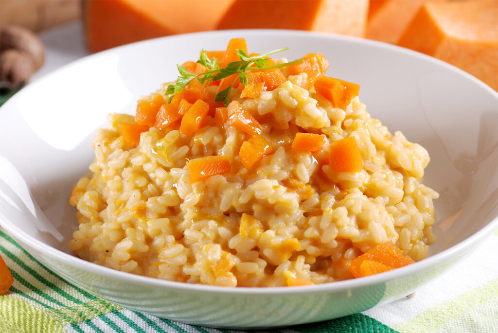 La plus délicieuse recette du risotto au potiron