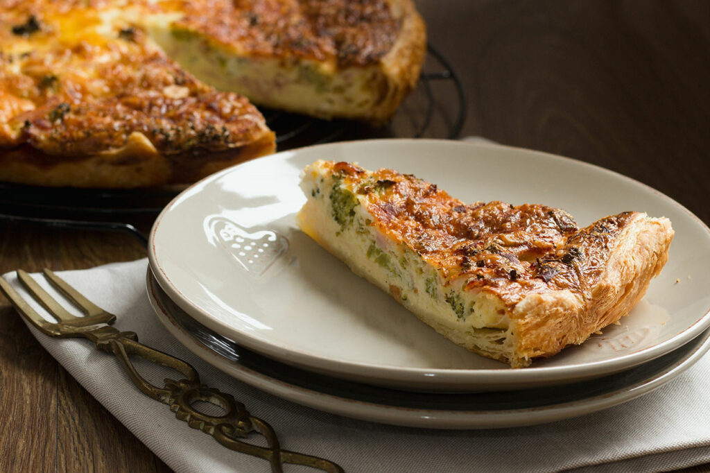Quiche sans pâte au thon et parmesan