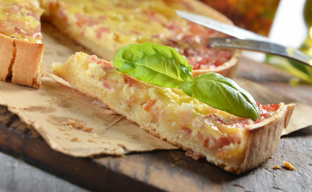 Quiche à la raclette parfaite