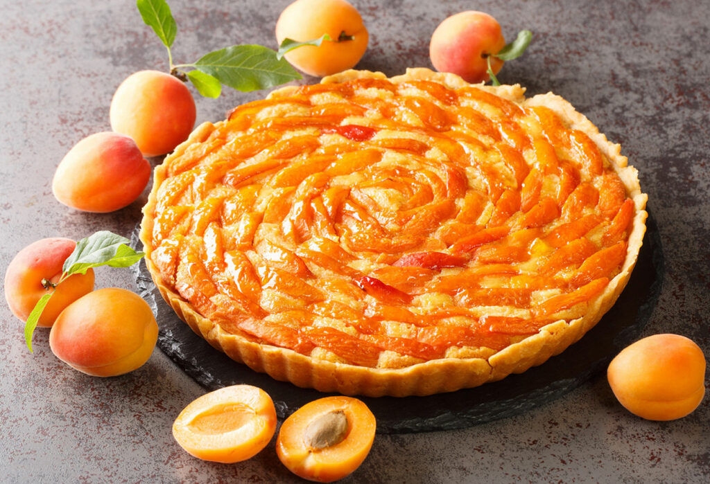 Tarte d'abricots à la crème d'amandes