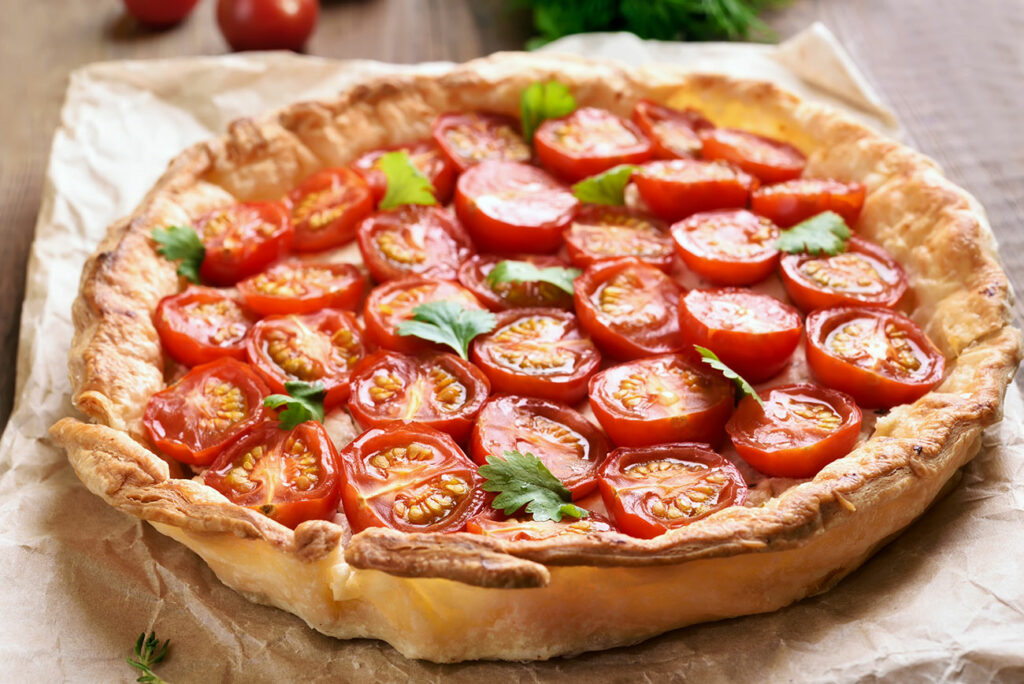 Tarte de tomate et thon
