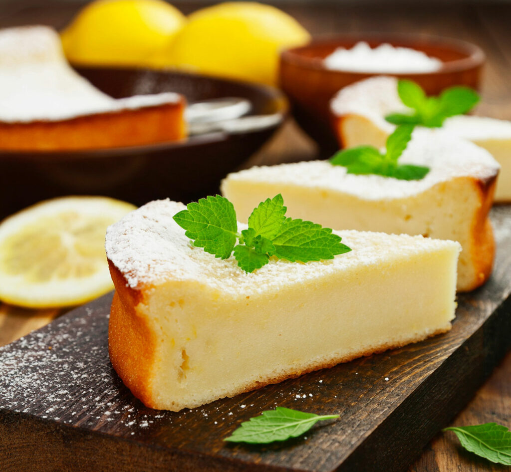 gâteau léger au Skyr et citron