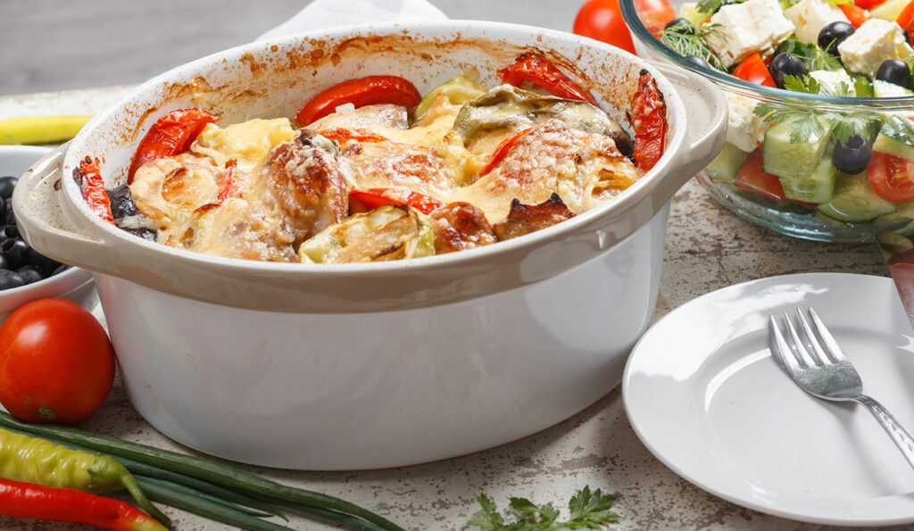 Gratin de Poulet aux Légumes