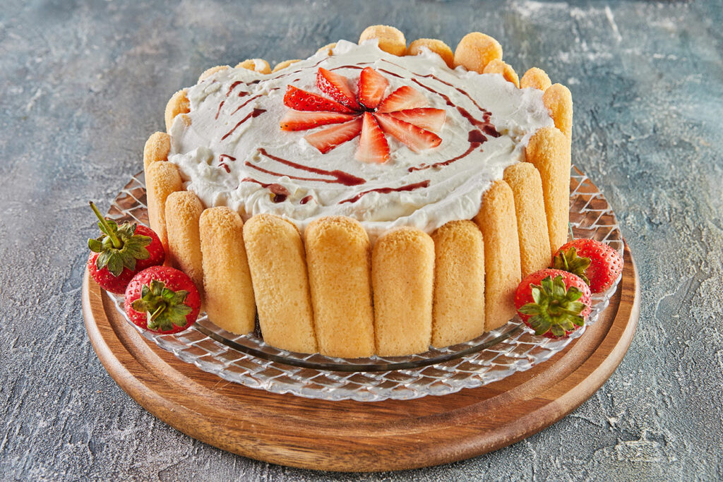 charlotte aux fraises