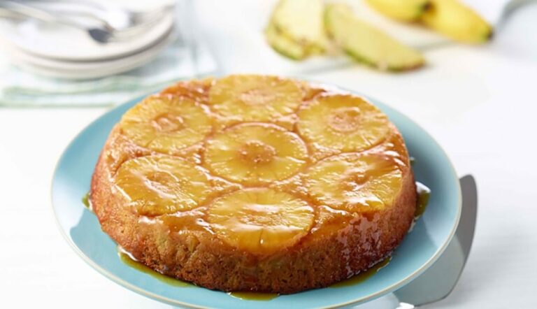 gâteau à l'ananas léger et fondant