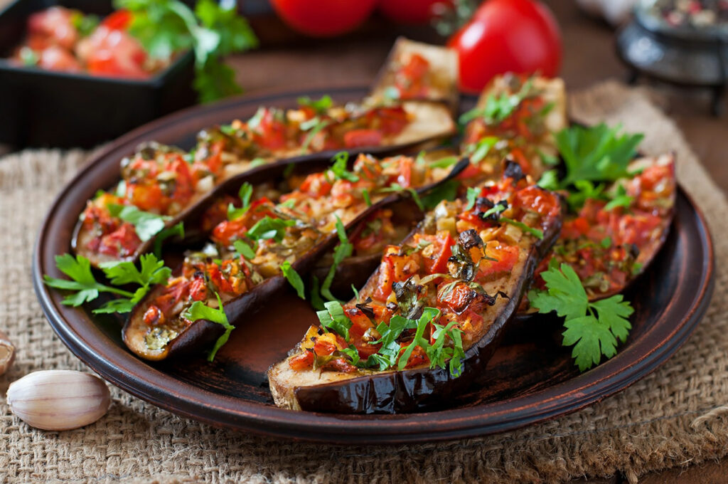 Aubergines Farcies