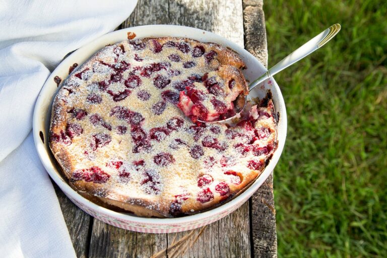 Clafoutis aux cerises et yaourt