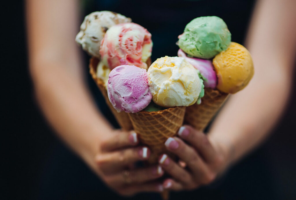 Glaces Maison Vanille Fraise