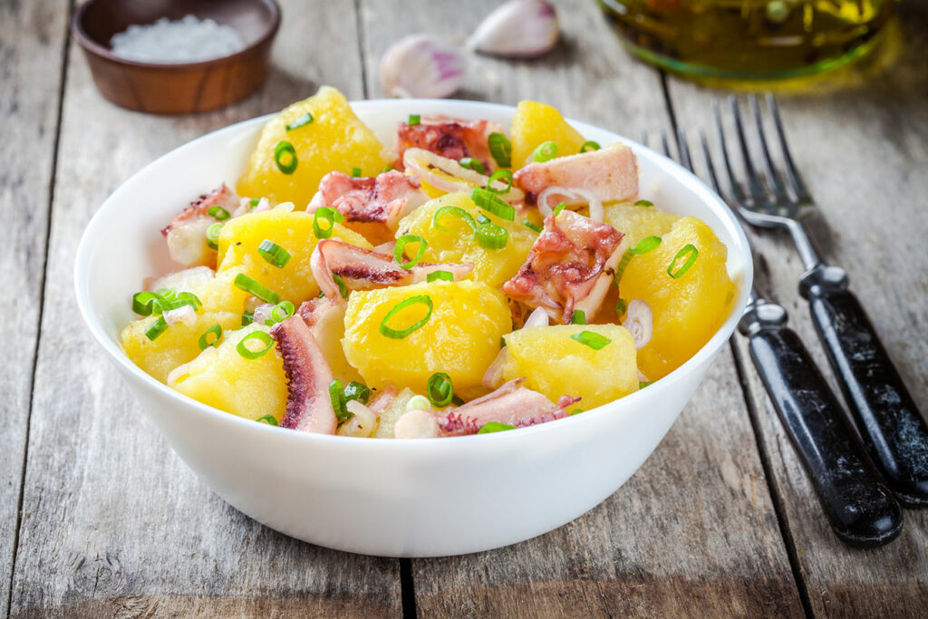 Salade de Poulpe pomme
