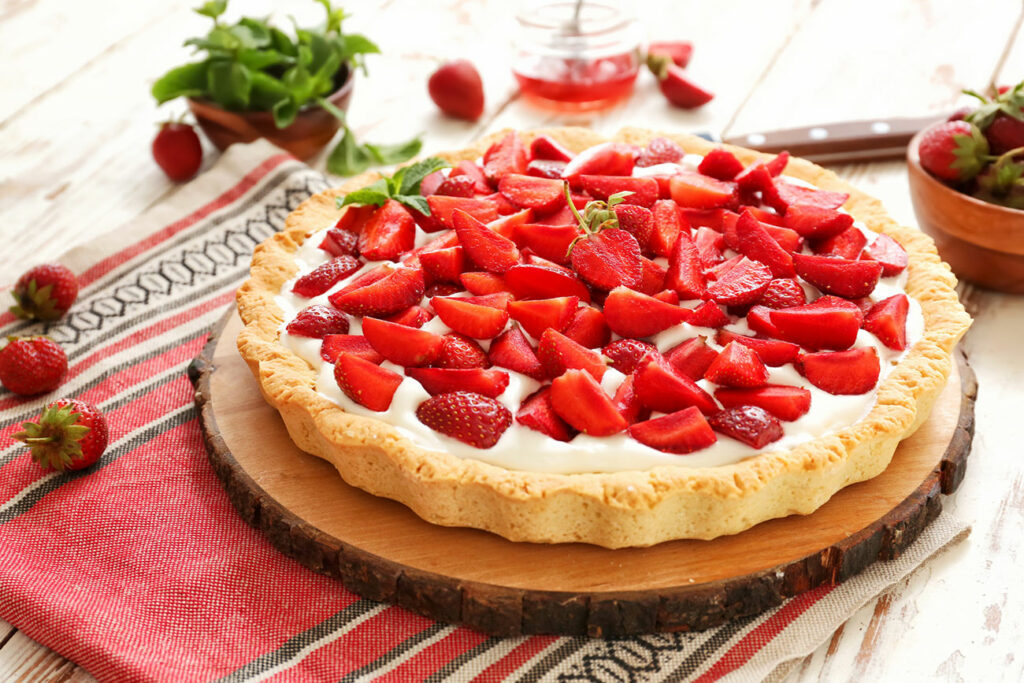 Tarte aux Fraises et Yaourt