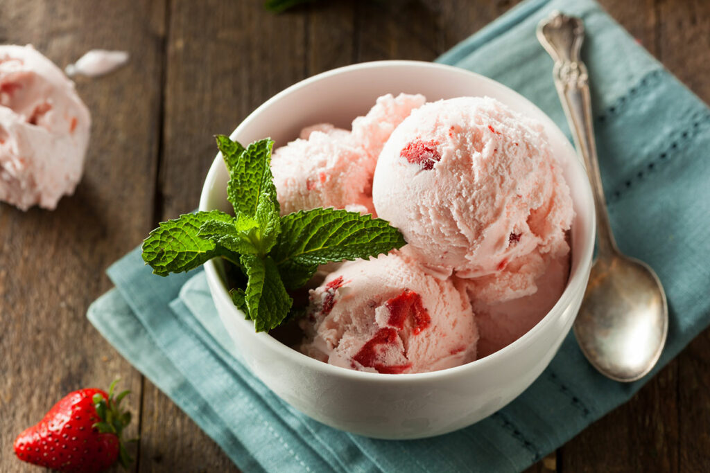 Glace fraise au Thermomix
