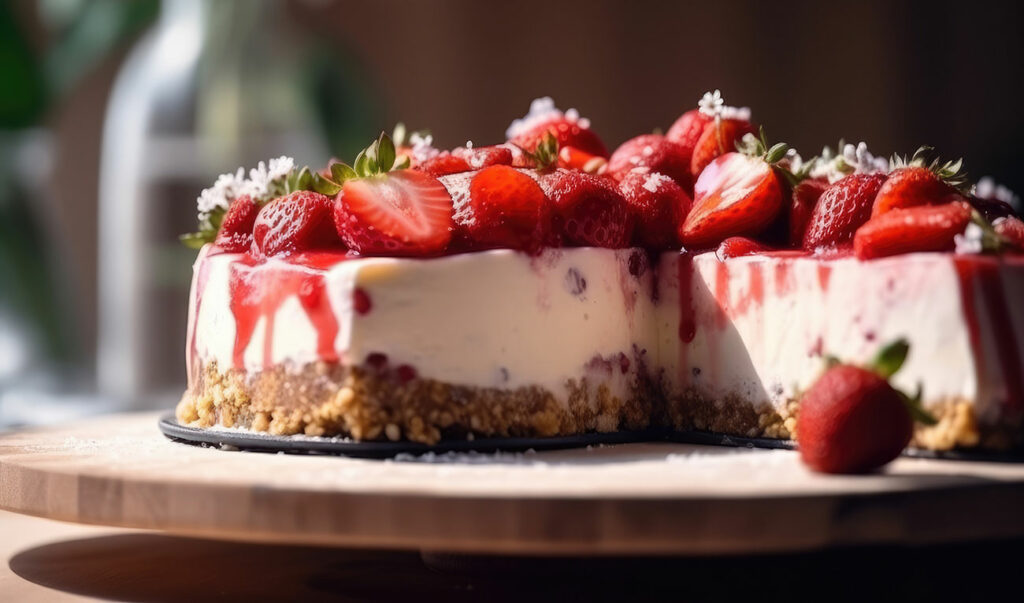 Cheesecake aux Fraises