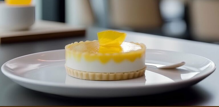 Gâteau au Fromage et coulis de citron