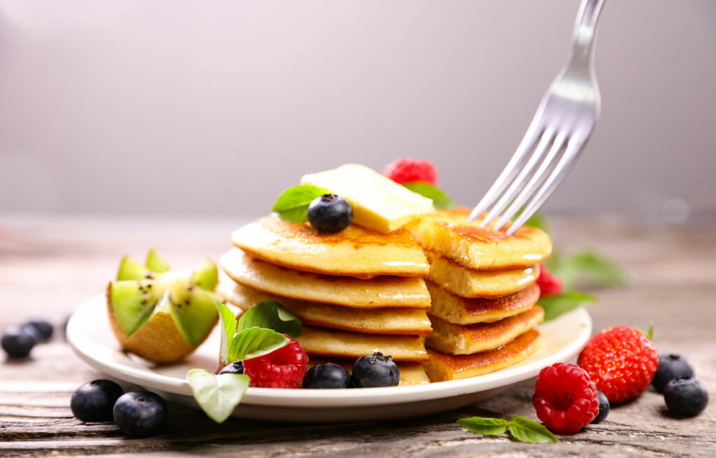 Crêpes aux fruits