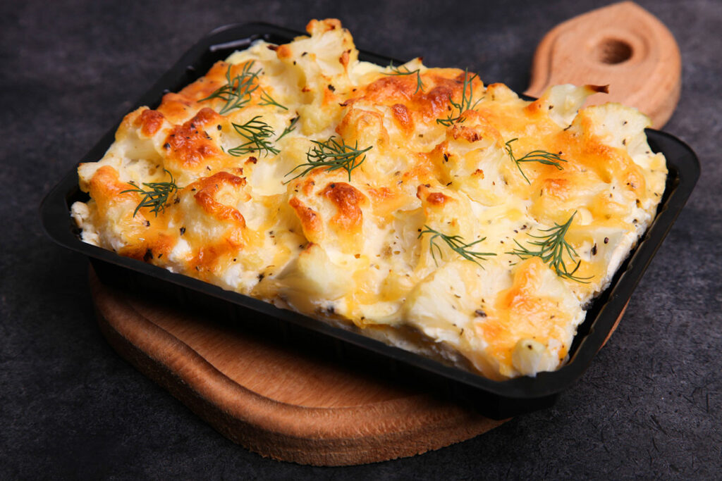 Flan de chou-fleur à la Mozzarella