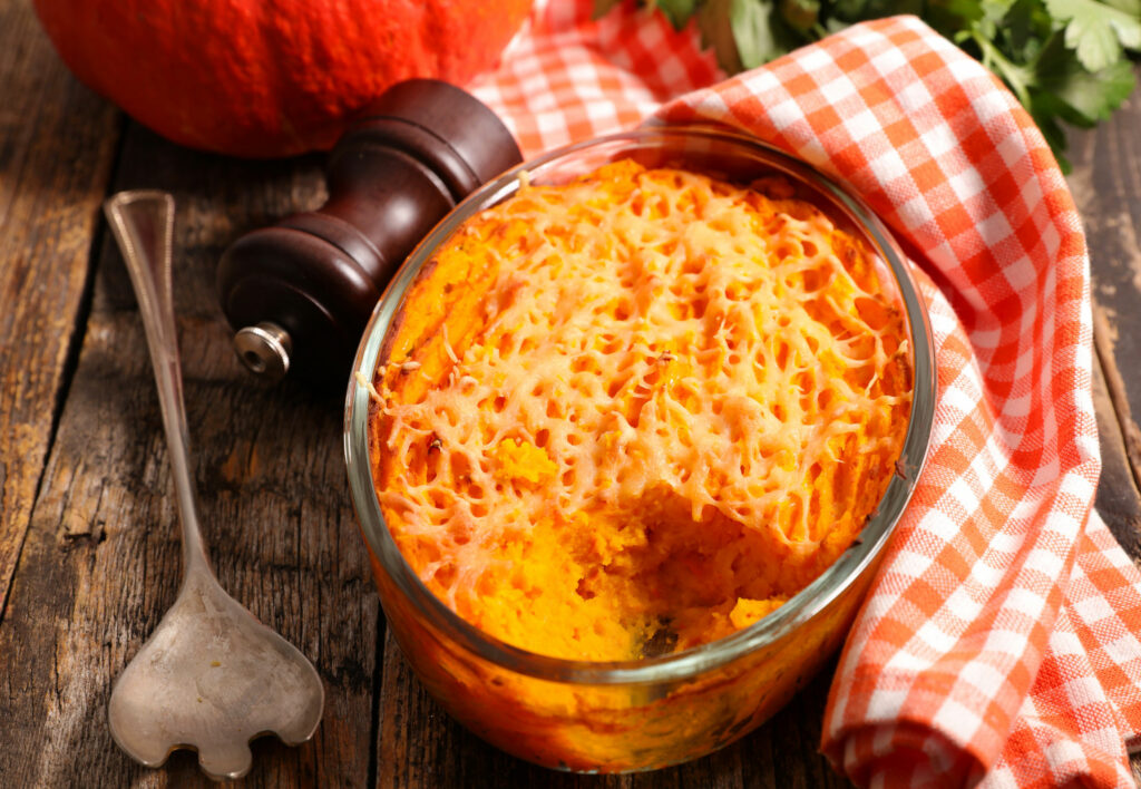 gratin de potiron au fromage