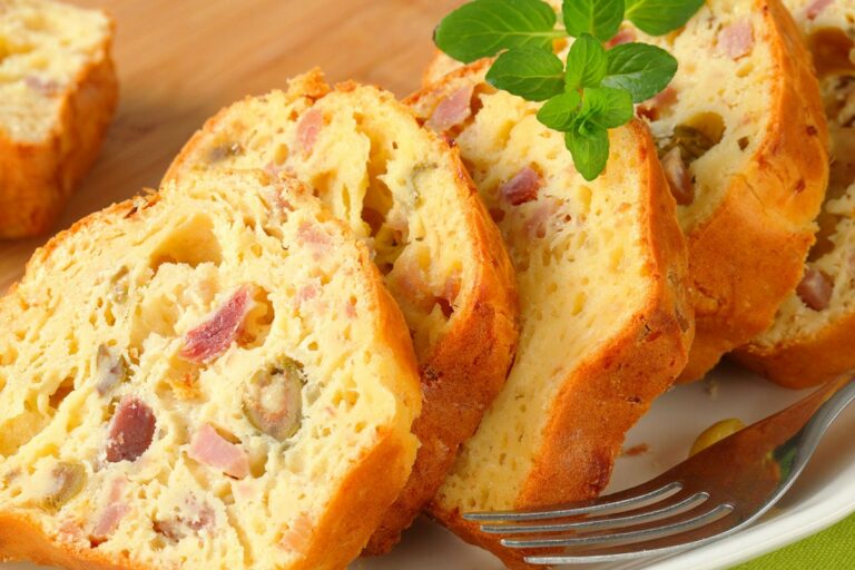 Cake au Jambon et Fromage