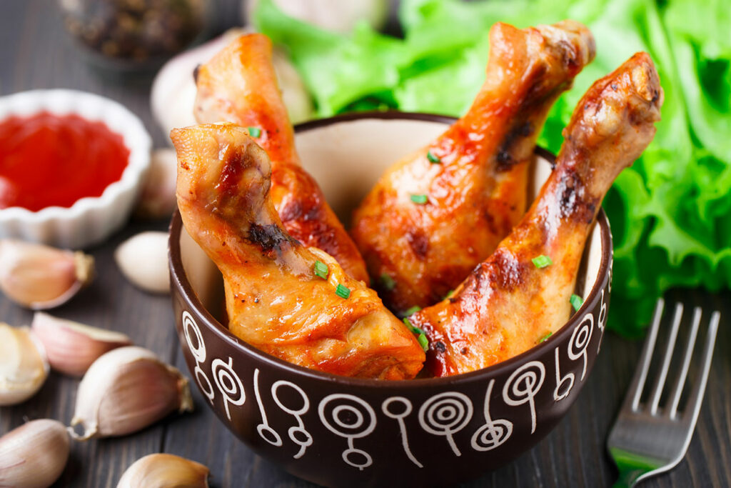 Cuisses de Poulet au Miel et Sauce Piquante