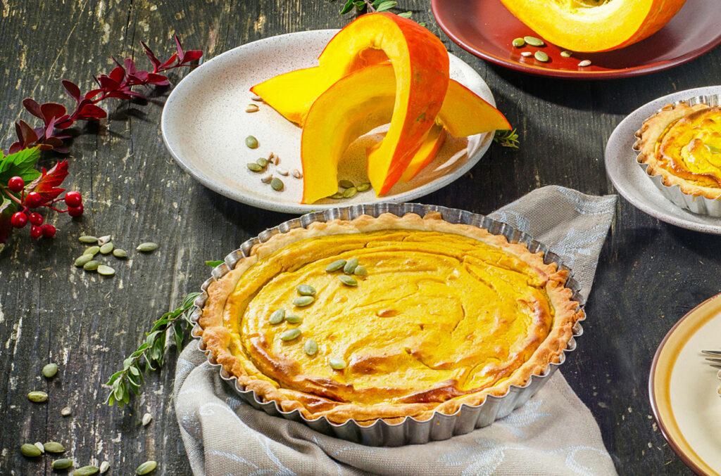 Quiche au Potimarron et Gruyère