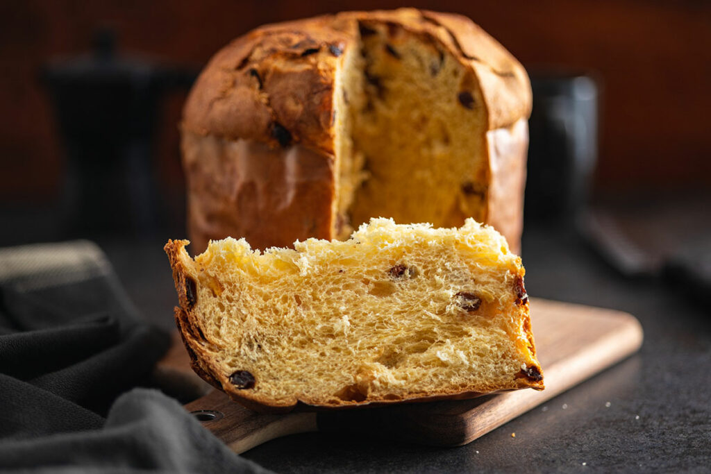 Panettone au Rhum et Raisins Secs