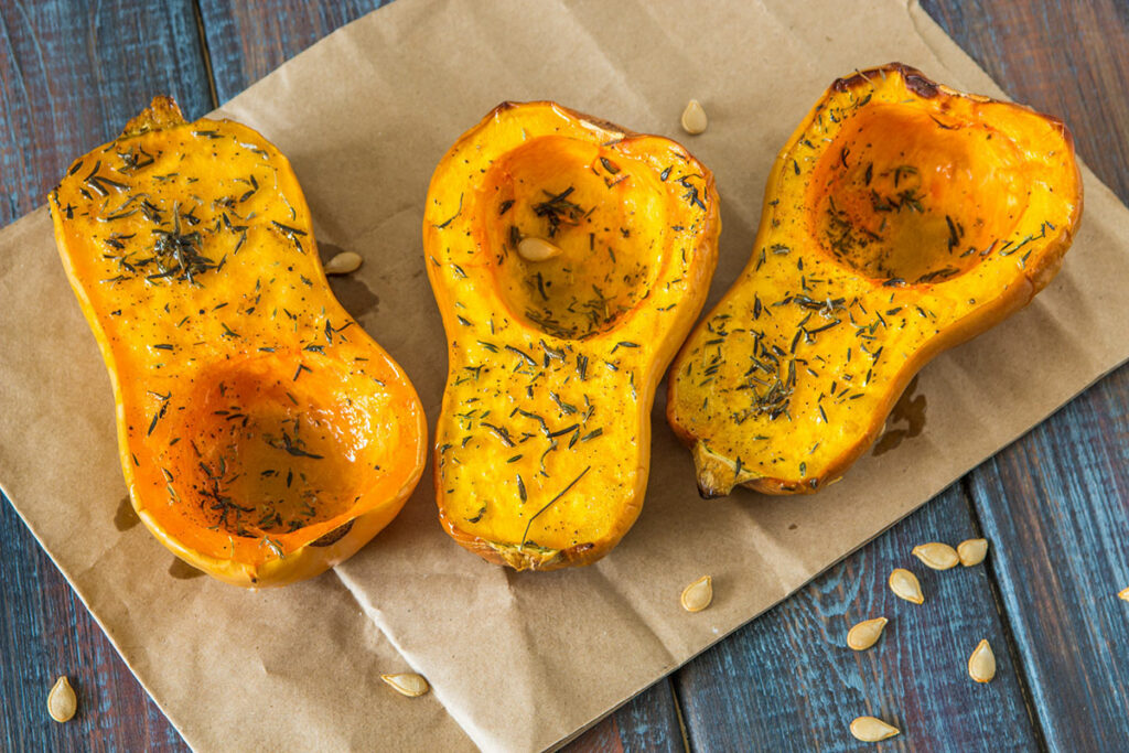 Potiron Rôti aux Herbes