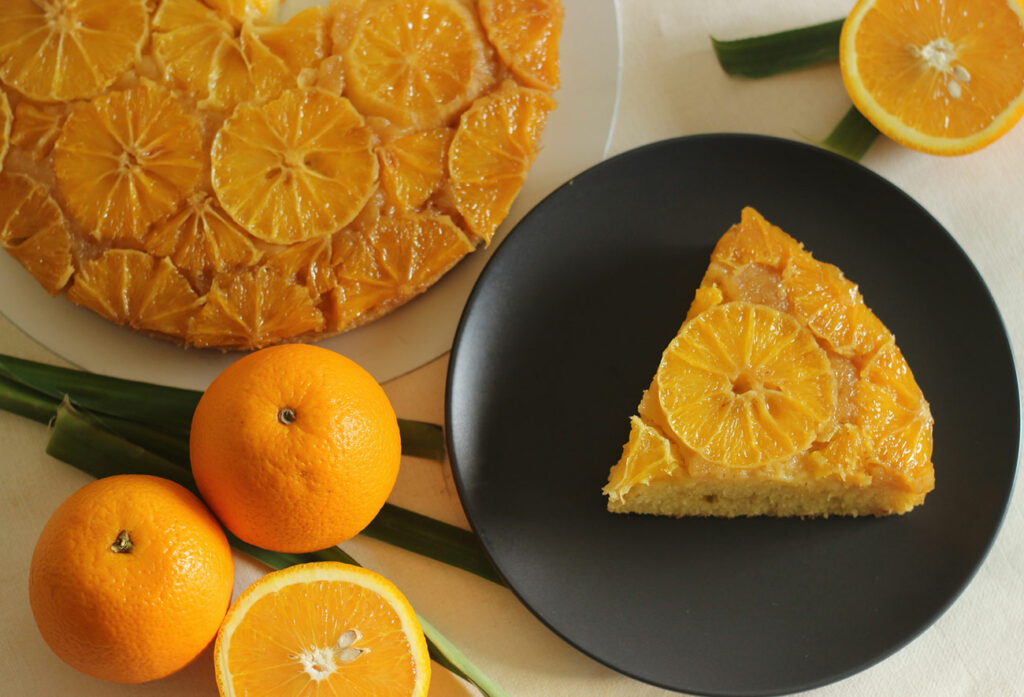 Gâteau Renversé à l'Orange