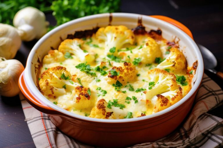 Gratin de Chou-fleur au Chèvre