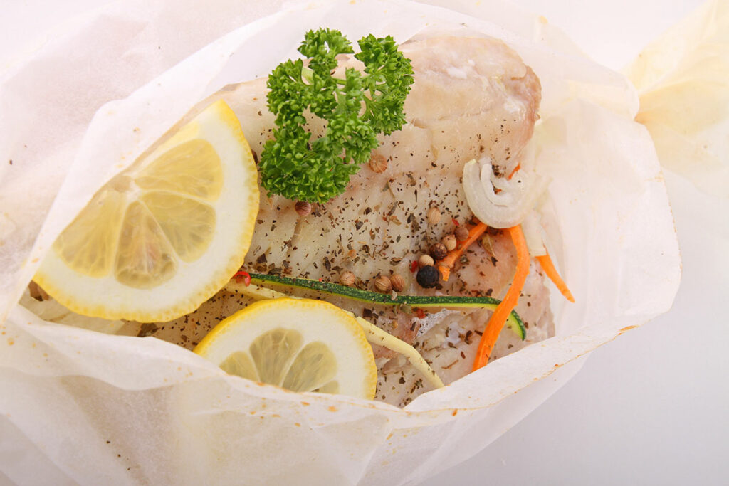 Papillote de Poisson d'Hiver