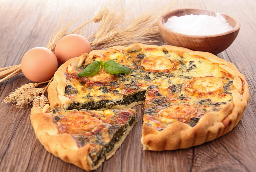Quiche aux Épinards et Chèvre