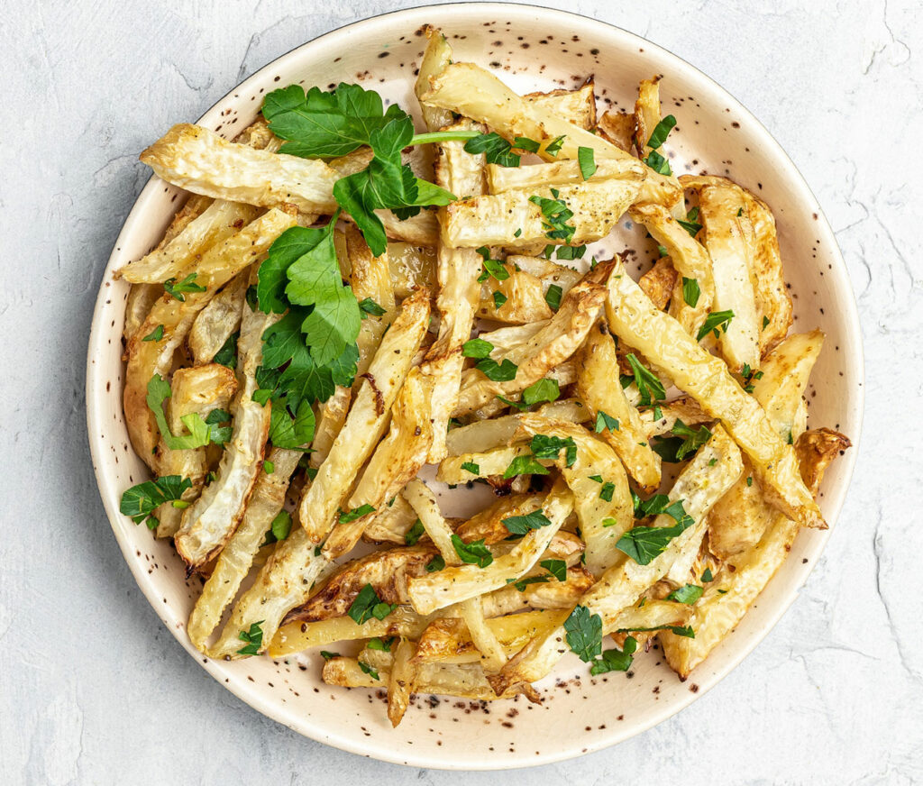 Recette Savoureuse de Panais à l'Ail Rôtis au Four