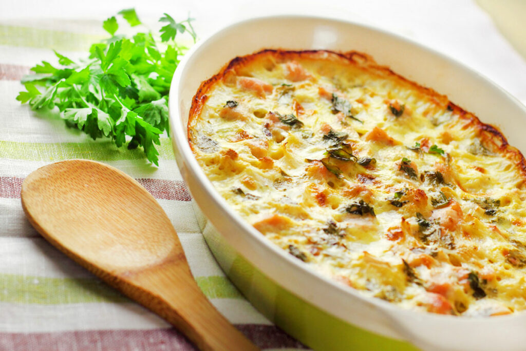 Gratin Chou-Fleur blanc Poulet