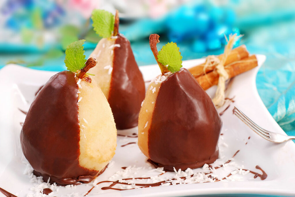 Poires au Chocolat